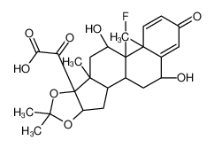 (6|A,11|A,16|A)-9-Fluoro-6,11-dihydroxy-16,17-[(1-methylethylidene)bis(oxy)]-3,20-dioxopregna-1,4-dien-21-oic Acid CAS:68263-02-5 manufacturer & supplier