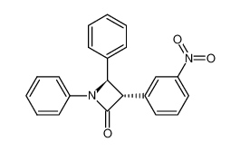 (3S,4R)-3-(3-Nitro-phenyl)-1,4-diphenyl-azetidin-2-one CAS:68271-53-4 manufacturer & supplier