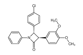 (3R,4S)-4-(4-Chloro-phenyl)-3-(3,4-dimethoxy-phenyl)-1-phenyl-azetidin-2-one CAS:68271-58-9 manufacturer & supplier