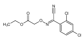 α-Cyano-2,4-dichlorbenzyliden-amino-oxyessigsaeureethylester CAS:68272-19-5 manufacturer & supplier