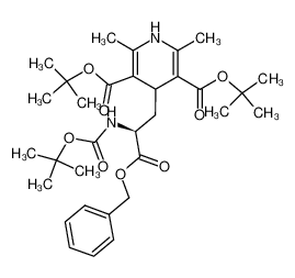 (2'S)-4-(2'-benzyloxycarbonyl-2'-tert-butoxycarbonylamino-ethyl)-2,6-dimethyl-1,4-dihydro-pyridine-3,5-dicarboxylic acid di-tert-butyl ester CAS:682742-72-9 manufacturer & supplier