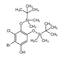 Phenol, 2-bromo-3-chloro-4,5-bis[[(1,1-dimethylethyl)dimethylsilyl]oxy]- CAS:682744-15-6 manufacturer & supplier