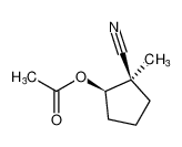 Cyclopentanecarbonitrile, 2-(acetyloxy)-1-methyl-, (1R,2R)- CAS:682746-81-2 manufacturer & supplier