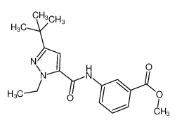 methyl 3-(3-(tert-butyl)-1-ethyl-1H-pyrazole-5-carboxamido)benzoate CAS:682753-80-6 manufacturer & supplier