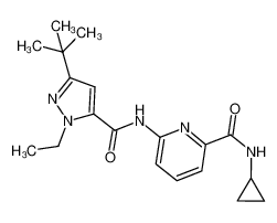 6-(3-(tert-butyl)-1-ethyl-1H-pyrazole-5-carboxamido)-N-cyclopropylpicolinamide CAS:682755-66-4 manufacturer & supplier