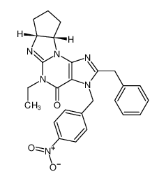 (6aR,9aS)-2-benzyl-5-ethyl-3-(4-nitrobenzyl)-5,6a,7,8,9,9a-hexahydrocyclopenta[4,5]imidazo[2,1-b]purin-4(3H)-one CAS:682771-87-5 manufacturer & supplier