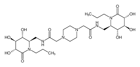 2,2'-(piperazine-1,4-diyl)bis(N-(((2R,3R,4S,5R)-3,4,5-trihydroxy-6-oxo-1-propylpiperidin-2-yl)methyl)acetamide) CAS:682773-70-2 manufacturer & supplier