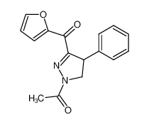 1-acetyl-3-(furan-2-carbonyl)-4-phenyl-4,5-dihydro-1H-pyrazole CAS:68278-73-9 manufacturer & supplier