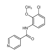 N-(3-Chloro-2-methoxy-phenyl)-isonicotinamide CAS:68280-08-0 manufacturer & supplier