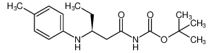 tert-butyl (S)-(3-(p-tolylamino)pentanoyl)carbamate CAS:682812-24-4 manufacturer & supplier