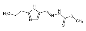 (2-propyl-1(3)H-imidazol-4-ylmethylene)-hydrazinecarbodithioic acid methyl ester CAS:68282-67-7 manufacturer & supplier