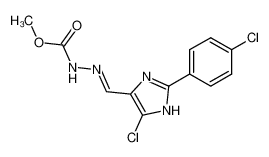 N'-[1-[5-Chloro-2-(4-chloro-phenyl)-1H-imidazol-4-yl]-meth-(E)-ylidene]-hydrazinecarboxylic acid methyl ester CAS:68283-99-8 manufacturer & supplier