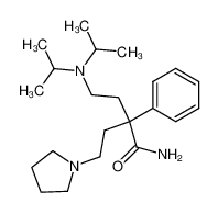 α-[2-(diisopropylamino)ethyl]-α-phenyl-α-(2-pyrrolidinoethyl)acetamide CAS:68284-89-9 manufacturer & supplier