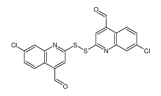 7,7'-dichloro-2,2'-disulfanediyl-bis-quinoline-4-carbaldehyde CAS:68311-91-1 manufacturer & supplier