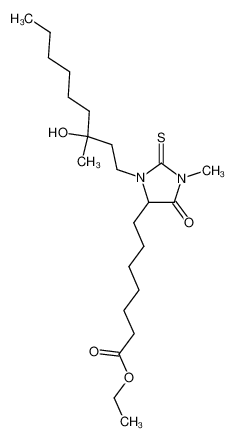 7-[3-(3-hydroxy-3-methyl-nonyl)-1-methyl-5-oxo-2-thioxo-imidazolidin-4-yl]-heptanoic acid ethyl ester CAS:68312-27-6 manufacturer & supplier