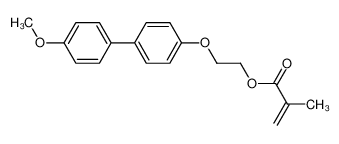 2-methyl-2-propenoic acid, 2-{[4'-methoxy(1,1'-biphenyl)-4-yl]oxy}ethyl ester CAS:68317-17-9 manufacturer & supplier