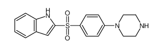 1H-Indole, 2-[[4-(1-piperazinyl)phenyl]sulfonyl]- CAS:683203-78-3 manufacturer & supplier