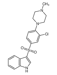 1H-Indole, 3-[[3-chloro-4-(4-methyl-1-piperazinyl)phenyl]sulfonyl]- CAS:683204-49-1 manufacturer & supplier