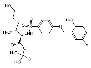 (2R,3S)-2-[4-(5-Fluoro-2-methyl-benzyloxy)-benzenesulfonylamino]-3-(2-hydroxy-ethylamino)-butyric acid tert-butyl ester CAS:683205-76-7 manufacturer & supplier