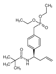 diethyl (4-((R)-1-(((S)-tert-butylsulfinyl)amino)but-3-en-1-yl)benzyl)phosphonate CAS:683208-99-3 manufacturer & supplier