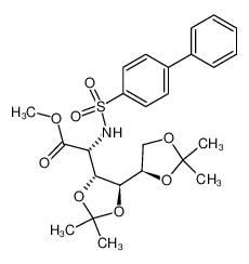 (2R,4'S,4'R,5R)-(biphenyl-4-sulfonylamino)-[2',2',2',2'-tetramethyl-[4',4']bi([1,3]dioxolanyl)-5'-yl]acetic acid methyl ester CAS:683210-55-1 manufacturer & supplier