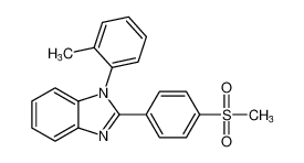 1H-Benzimidazole, 1-(2-methylphenyl)-2-[4-(methylsulfonyl)phenyl]- CAS:683215-28-3 manufacturer & supplier