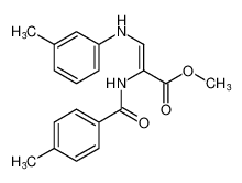 methyl (Z)-2-(4-methylbenzamido)-3-(m-tolylamino)acrylate CAS:683234-77-7 manufacturer & supplier