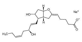 sodium,6-[5-hydroxy-4-(3-hydroxyocta-1,5-dienyl)-3,3a,4,5,6,6a-hexahydrocyclopenta[b]furan-2-ylidene]hexanoate CAS:68324-96-9 manufacturer & supplier