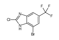 4-bromo-2-chloro-6-(trifluoromethyl)-1H-benzimidazole CAS:683240-53-1 manufacturer & supplier