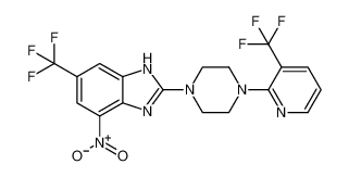 4-nitro-6-(trifluoromethyl)-2-(4-(3-(trifluoromethyl)pyridin-2-yl)piperazin-1-yl)-1H-benzo[d]imidazole CAS:683241-35-2 manufacturer & supplier