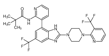 N-(3-(5-(trifluoromethyl)-2-(4-(3-(trifluoromethyl)pyridin-2-yl)piperazin-1-yl)-1H-benzo[d]imidazol-7-yl)pyridin-2-yl)pivalamide CAS:683241-60-3 manufacturer & supplier