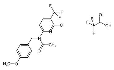 N-(6-chloro-5-trifluoromethyl-pyridin-2-yl)-N-(4-methoxybenzyl)-acetamide, trifluoroacetic acid salt CAS:683243-61-0 manufacturer & supplier