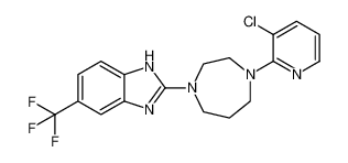 2-(4-(3-chloropyridin-2-yl)-1,4-diazepan-1-yl)-5-(trifluoromethyl)-1H-benzo[d]imidazole CAS:683245-02-5 manufacturer & supplier