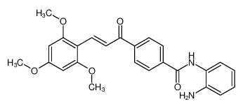 (E)-N-(2-aminophenyl)-4-(3-(2,4,6-trimethoxyphenyl)acryloyl)benzamide CAS:683246-03-9 manufacturer & supplier