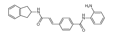 (E)-N-(2-aminophenyl)-4-(3-((2,3-dihydro-1H-inden-2-yl)amino)-3-oxoprop-1-en-1-yl)benzamide CAS:683246-24-4 manufacturer & supplier