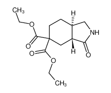 (3aR,7aR)-3-Oxo-octahydro-isoindole-5,5-dicarboxylic acid diethyl ester CAS:68327-19-5 manufacturer & supplier