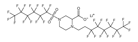 lithium 4-((perfluorohexyl)sulfonyl)-1-(3,3,4,4,5,5,6,6,7,7,8,8,8-tridecafluorooctyl)piperazine-2-carboxylate CAS:683270-42-0 manufacturer & supplier