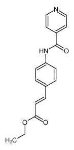 ethyl (2E)-3-[4-(isonicotinoylamino)phenyl]-2-propenoate CAS:683273-36-1 manufacturer & supplier