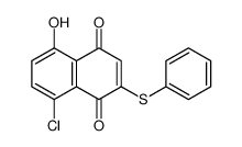 1,4-Naphthalenedione, 8-chloro-5-hydroxy-2-(phenylthio)- CAS:683275-72-1 manufacturer & supplier