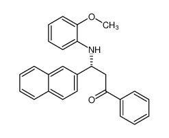 (R)-3-((2-methoxyphenyl)amino)-3-(naphthalen-2-yl)-1-phenylpropan-1-one CAS:683275-91-4 manufacturer & supplier