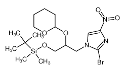 2-bromo-1-[3-{[tert-butyl(dimethyl)silyl]oxy}-2-(tetrahydro-2H-pyran-2-yloxy)propyl]-4-nitro-1H-imidazole CAS:683276-59-7 manufacturer & supplier