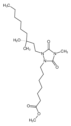 1-(3-hydroxy-3-methylnonyl)-2-(6-methoxycarbonylhexyl)-4-methyl-1,2,4-triazolidine-3,5-dione CAS:68328-94-9 manufacturer & supplier