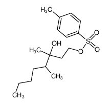 1-(toluene-p-sulphonyloxy)-3,4-dimethyloctan-3-ol CAS:68329-42-0 manufacturer & supplier