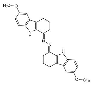 N,N'-Bis-[6-methoxy-2,3,4,9-tetrahydro-carbazol-(1E)-ylidene]-hydrazine CAS:68340-05-6 manufacturer & supplier