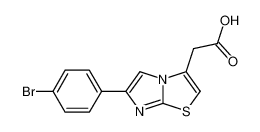 [6-(4-bromo-phenyl)-imidazo[2,1-b]thiazol-3-yl]-acetic acid CAS:68347-93-3 manufacturer & supplier