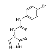 1-(4-bromo-phenyl)-3-(5-thioxo-1,5-dihydro-[1,2,4]triazol-4-yl)-thiourea CAS:68350-34-5 manufacturer & supplier