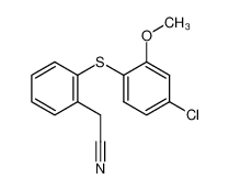 (2(4-Chlor-2-methoxyphenyl-thio)phenyl)acetonitril CAS:68351-00-8 manufacturer & supplier