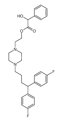 hydroxy-phenyl-acetic acid 2-{4-[4,4-bis-(4-fluoro-phenyl)-butyl]-piperazin-1-yl}-ethyl ester CAS:68351-20-2 manufacturer & supplier