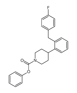 4-[2-(4-fluoro-benzyl)-phenyl]-piperidine-1-carboxylic acid phenyl ester CAS:68356-29-6 manufacturer & supplier