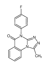 4-(4-fluoro-phenyl)-1-methyl-4H-[1,2,4]triazolo[4,3-a]quinazolin-5-one CAS:68357-58-4 manufacturer & supplier